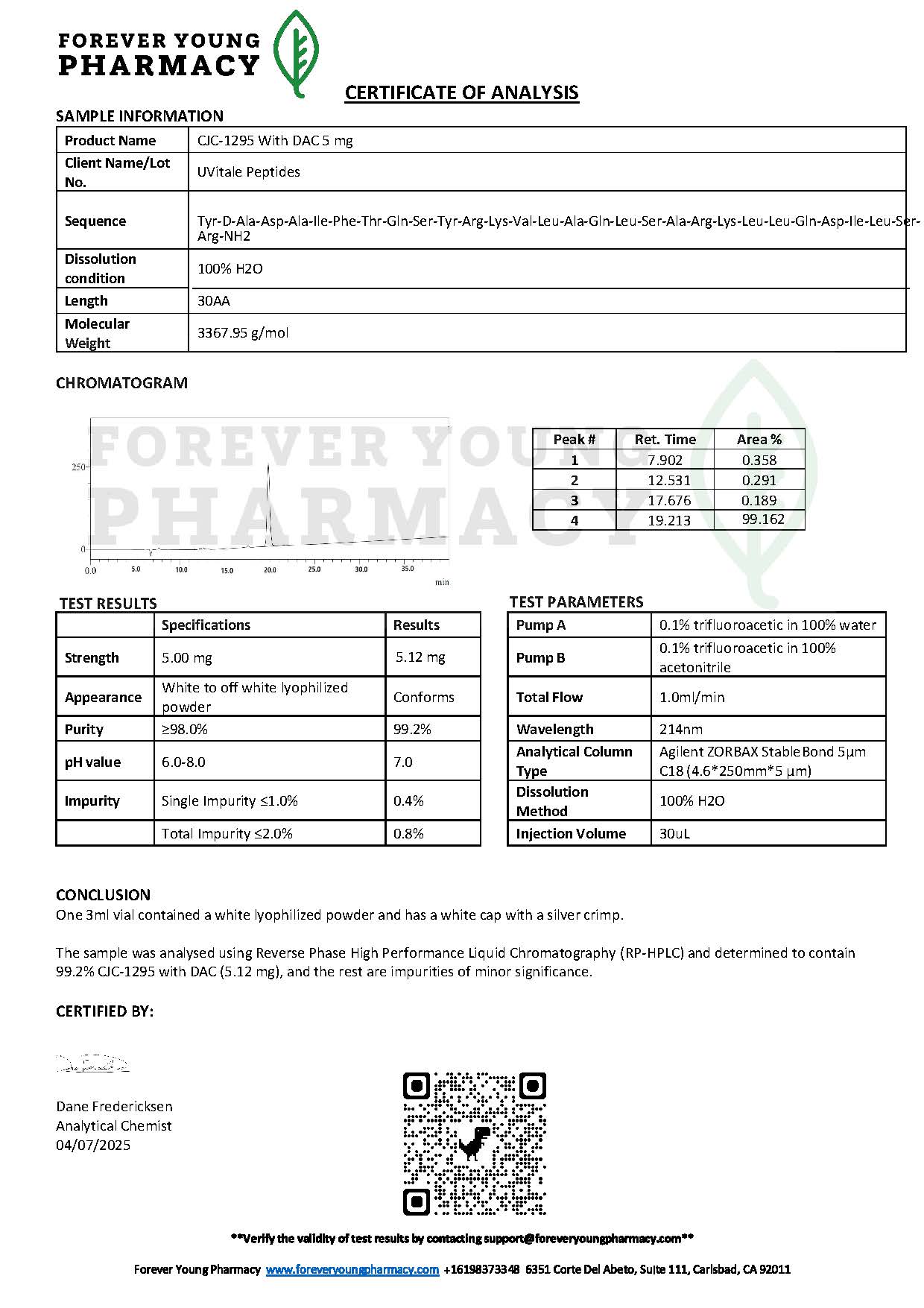CJC-1295 + DAC 5mg