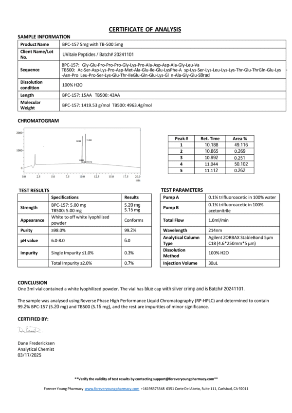 BPC-157 + TB-500  10mg - Image 3