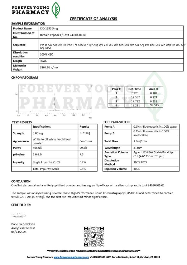 CJC-1295 5mg - Image 3