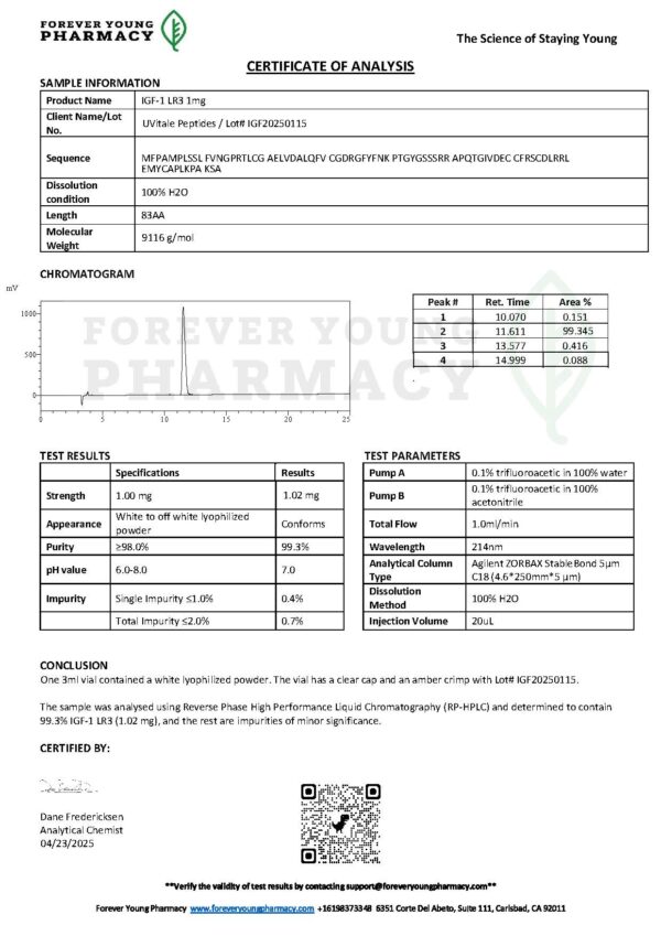 IGF-1 LR3 1mg - Image 3