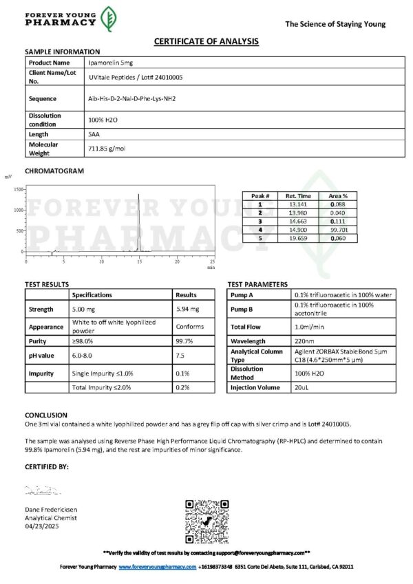 Ipamorelin 5mg - Image 3