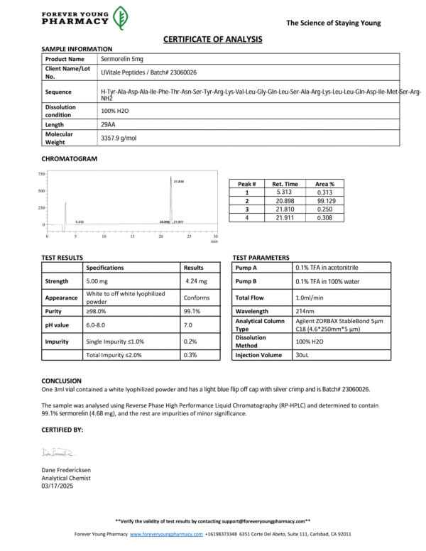 Sermorelin 5mg - Image 3
